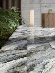 Керамогранитная плитка Sant Agostino Mystic Ocean krystal (600х1200) мрамор, синяя (кв.м.) — миниатюра 2