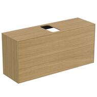 Тумба под раковину Ideal Standard CONCA 1200x373x550 2 ящ внешних,светл.орех, стол.с вырезом T3949Y6