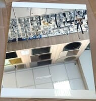 Уценка! Зеркало Dreja Uni 105 (1000х800х35) белое 99.9007