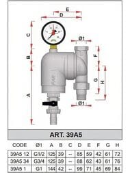 ������ FAR 1/2"��, 300���, ��� ��������, ���������� ����������, FA 39A5 12