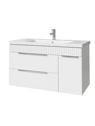 Тумба под раковину Caprigo MONBAR 100 (976х446х550) подвесной, 2 ящика, 1 дверь, Бланж 36315R-SF027