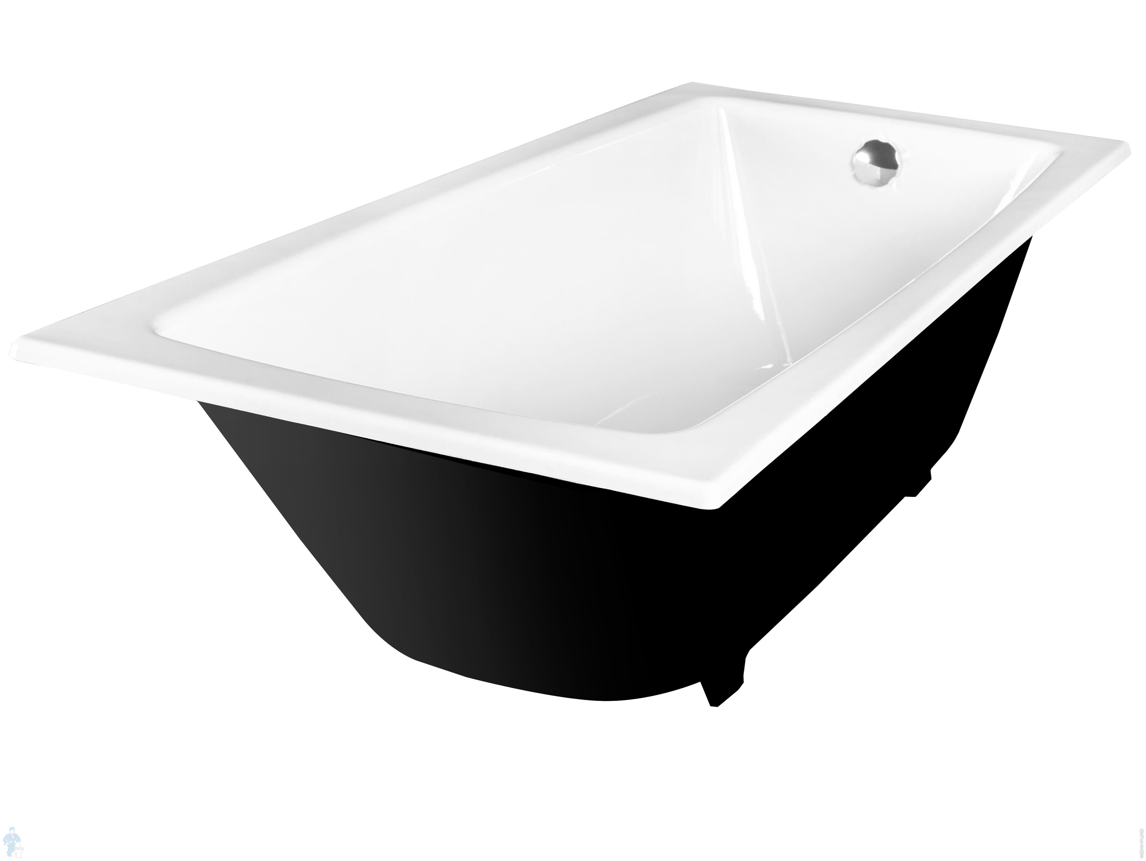 Ванна чугунная эмалированная Wotte Vector 1700х750х445 прямоугольная ...