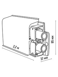 ������� �� ����������� ��� AQUA System 37 ��� ������� ����, 2200�95�37 ��