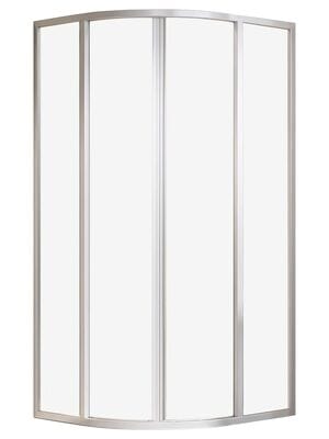 Душевой уголок RAVAK SUPERNOVA SKCP4-90 (895x895x1950) раздвижные двери, стекло, сатин+Transparent