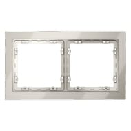 Рамка на 2 поста Voltum S70 VLS110203 (кашемир, стекло)