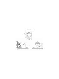 ������ ��������� Vitra S10 SpinFlush 355�535�400 ��� �������,����������������� �������� 7855B003-00