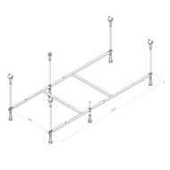 Каркас для ванны AM.PM Func 1600х700мм, материал аллюминий W84A-160-070W-R