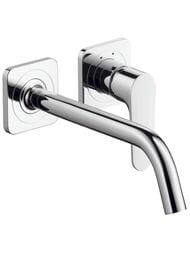Смеситель Axor Citterio M 34116000 для умывальника встраиваемый, с розетками, излив 227мм, хром