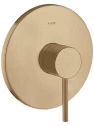 Смеситель Axor Starck 10616140 для душа однозахватный, настенный, внешняя часть, шлиф.бронза