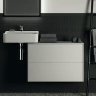 Тумба под раковину Ideal Standard CONCA (800x373x550) 2 ящика, белый, со столешницей T4328Y1 — изображение 3