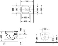 ������ ��������� DURAVIT HAPPY D.2 365�540�335 ������������, ��������� 2222090000