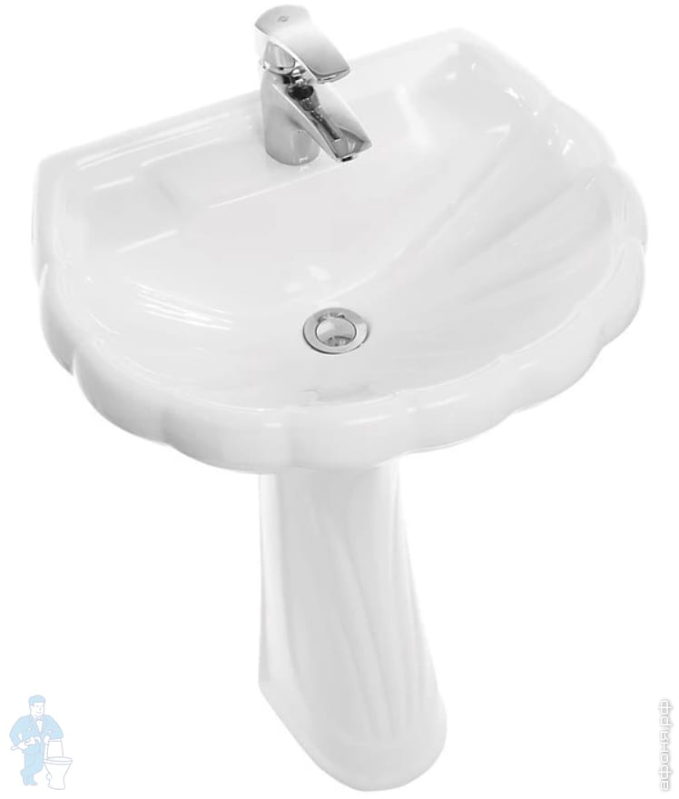 Умывальник Санита РОМАШКА (600х480) с отверстием под смеситель | Афоня ...