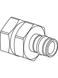 ����������� Uponor Q&E � ���������� ������� 16-1/2" BP, ������ 1023009