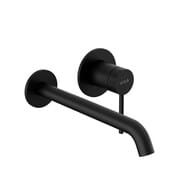 Встраиваемый смеситель для раковины VitrA Minimax Round A4354936EXP однорычажный матовый черный латунь