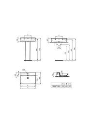 ���������� Ideal Standard CONCA (500�450) ���� , � 1 ���������� ��� ���������, � ��������� T381201