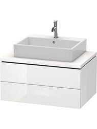 Тумба под раковину для столешницы Duravit L-Cube 820х400х547 2 ящика, белый глянец LC581702222 — миниатюра 1