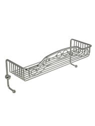 Migliore Complementi Полка-решетка с двумя крючками 40x15x15 см хром ML.COM-50.701.CR