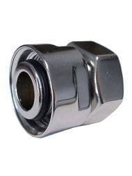 SCHLOSSER Резьбовое соединение для стальных труб GW M22x1,5 x GW1/2 хром 602700003