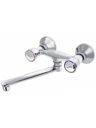 Смеситель для кухни настенный VARION Armaturen БЕТА 1105171 резиновые кран-буксы, плоский излив