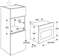 ������� ���� Bertazzoni Heritage (595�446�550) ������., �������, �������� �����/���� F457HERVTAC