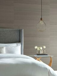Обои текстильные Carlisle & Co. Textiles (0,91х7,32) под дерево, коричневые LX1209 (рулон)