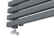 Радиатор КЗТО Quadrum 60 H 1500-9 нижнее разнес. подкл, RAL TP26X-M215249005 структурный черный шелк