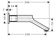 ��������� Axor Urquiola 11043 ��� ����������� ������������� ��������� �� 3 ���������, ����� 228 ��