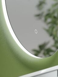 Зеркало SANCOS Oval (450х900) с LED подсветкой, сенсорный выключатель, пластиковый короб  OV45C