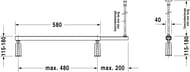 ����� ��� ������� ����� Duravit D-Code 790128000000000