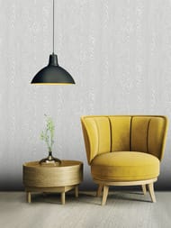 Обои виниловые на флизелине Grandeco Secret R157113 (1,06х10,05), серые (рул.)