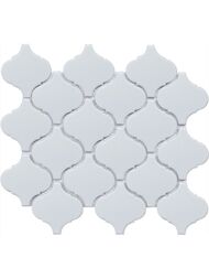 Мозаика керамическая Starmosaic Latern White Matt (246х280х6) белая DL1005 (шт.) — миниатюра 1