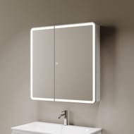 Зеркальный шкаф для ванной комнаты SANCOS Diva 800х149х800, с подсветкой DIV800