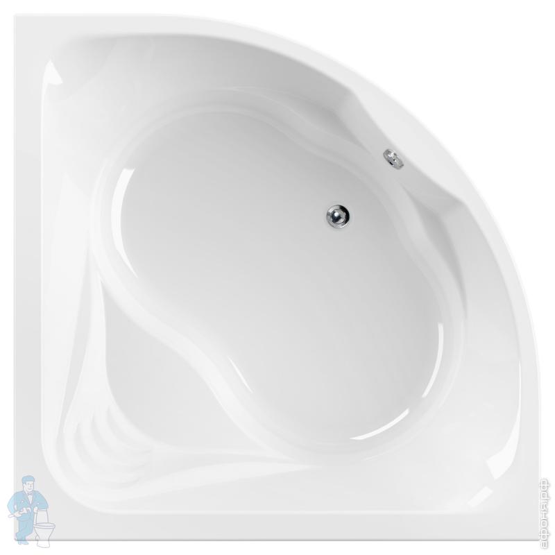 Ванна акриловая CEZARES CETINA 140х140 угловая, симметричная CETINA-140 ...