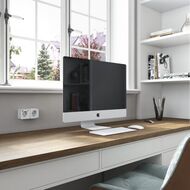Розетка с заземлением, шторками и USB тип A+C Werkel Gallant W5071706, серебряный