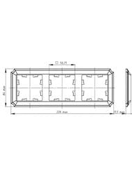 Рамка Systeme Electric ATLASDESIGN Antique 3 поста бежевый ATN100203