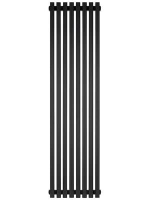 Дизайн-радиатор STOUT Tube Quadro 8 секц. ниж.прав.подкл. QV40-1750-8 R RAL1T103S9005 черн.мат.муар