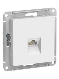 Розетка Systeme Electric ATLASDESIGN компьютерная RJ45 категория  5Е механизм лотос ATN001383