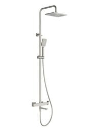 Душевая система CEZARES SLIDER-CVD-IN с настенным смесителем с изливом, сатин