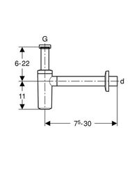 Geberit ����� ��� �����������, ������� 40 ��, ���� ��������� 151.035.21.1