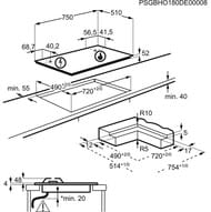 ������� �������� ������ AEG HVB75450IB (750�510) 5 �������� (1 ���), ������