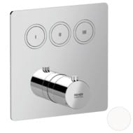 Смеситель термостатический для душа Remer X Style X99QD3KBBO, белый матовый