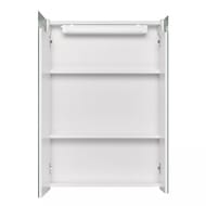 Зеркальный шкаф AQUATON Верди 1A206902VDAV0 600x145x810 подвесной, с подсветкой, белый/ясень фабрик