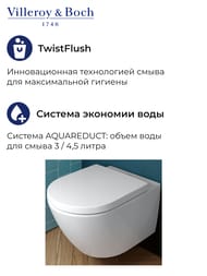 ������ ��������� Villeroy & Boch Subway 3.0 4670 TS 01 (370�560�360) TwistFlush � �������� ���������