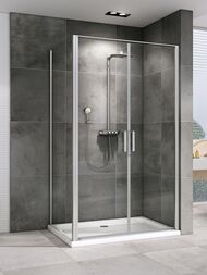 Душевой уголок ABBER Sonnenstrand AG04100C-S80 (1000х800х1950) стекло 6м прозрачное/хром — изображение 3