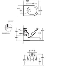 ������ ��������� Globo Forty3 (520�360�330) ������������, ������, ����: ����� FOS07BI
