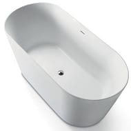 Ванна акриловая Gruppo Treesse Inka 150 V385BL 1500х700х600 отдельностоящая, слив, белый глянец