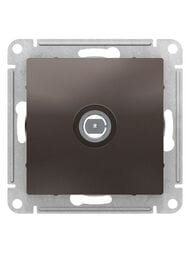 Розетка телевизионная Systeme Electric ATLASDESIGN TV мокко ATN000693