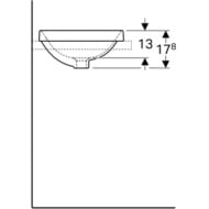 �������� Geberit VariForm (400�400) ������������, ��� �������� 500.702.01.2