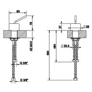 ��������� Gessi Goccia 33700.031 ��� ���������� ����������, ����. � ����������, ����