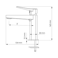 ��������� ��� �������� WasserKRAFT Weil 2303 �������������, ����� Soft-touch